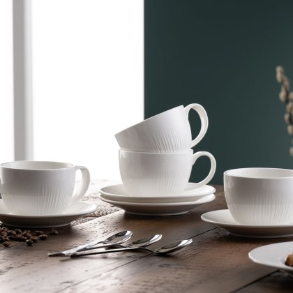 Erne Cappuccino Cup & Saucer (Set of 4)