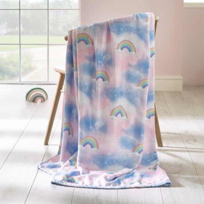 Candy Unicorn Throw 130cm x 170cm Pink Candy Unicorn Throw 130cm x 170cm Pink
