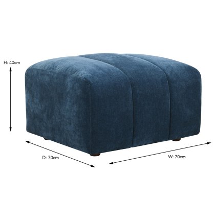 Zuzanna Square Footstool Fabric Cat 20