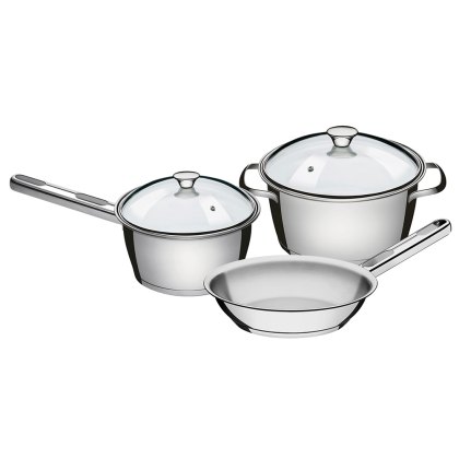 Saucepan Set Stainless Steel (Set of 3)