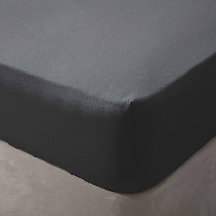 Brushed Cotton Fitted Sheet (15") (Multiple Sizes & Colours)