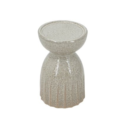 Sophie Candleholder Off White Small