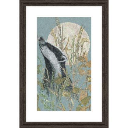As The Day Gives Way Badger 45cm x 65cm Picture By Jade Taylor Wooden Frame As The Day Gives Way Badger 45cm x 65cm Picture By Jade Taylor Wooden Frame