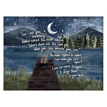 Apart 42cm x 32cm Picture By Fox Under Moon Series White Frame Apart 42cm x 32cm Picture By Fox Under Moon Series White Frame