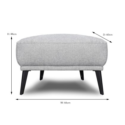 Lovell Small Footstool Fabric Cat 20 Lovell Small Footstool Fabric Cat 20