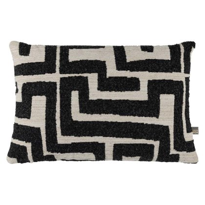 Zephyr Cushion 40cm x 60cm Charcoal/Cream