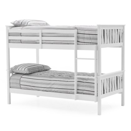 Space Painted Bunk Bed White