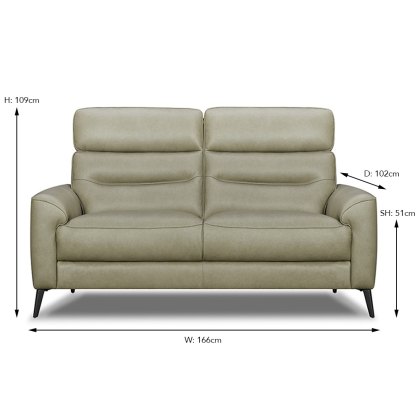 Port Douglas 2 Seater Sofa Leather Category 15 (S)