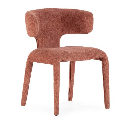 Blair Dining Chair Fabric Terracotta