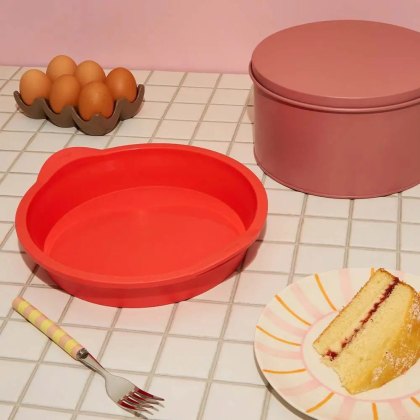 Silicone Round Cake Tin 23cm (Multiple Colours)