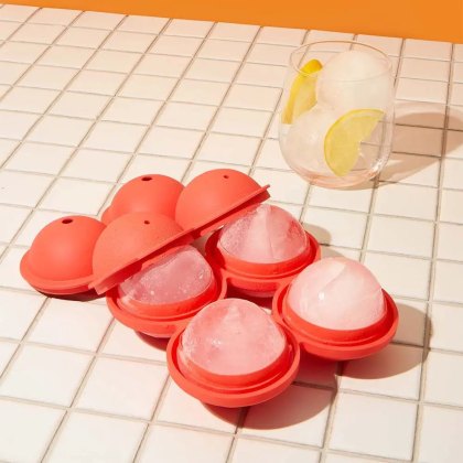 Silicone Round Ice Cube Mould (Multiple Colours)