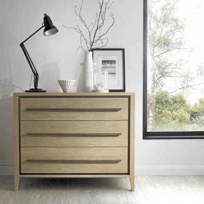 Rimini Chest Of Drawers Aged Oak & Weathered Oak (Multiple Sizes)