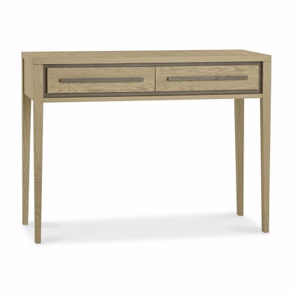 Rimini 2 Drawer Dressing Table Aged Oak & Weathered Oak