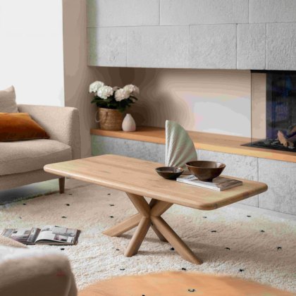 Tenby Coffee Table Rustic Oak