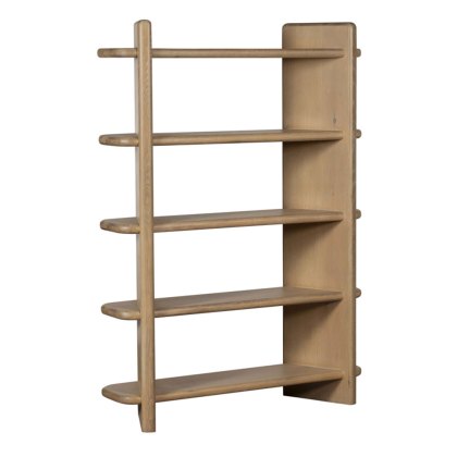 Tenby Tall Bookcase Rustic Oak