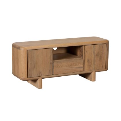 Tenby 2 Door + 1 Drawer TV/Entertainment Unit Rustic Oak