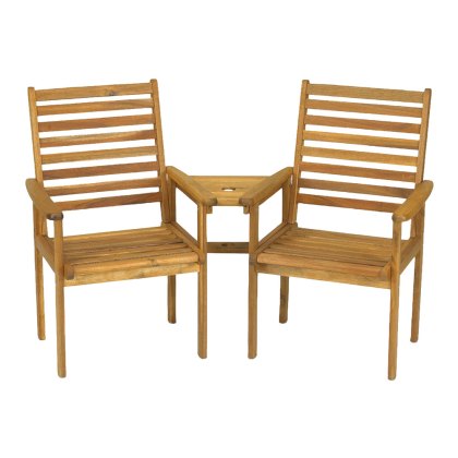 Napoli Acacia 2 Person Outdoor Companion Set