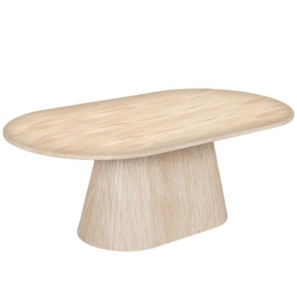 Charlotte 6 Person Oval Dining Table Marble