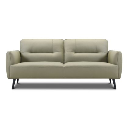 Cortina 3 Seater Sofa Leather Category 10 (S) Celadon Green