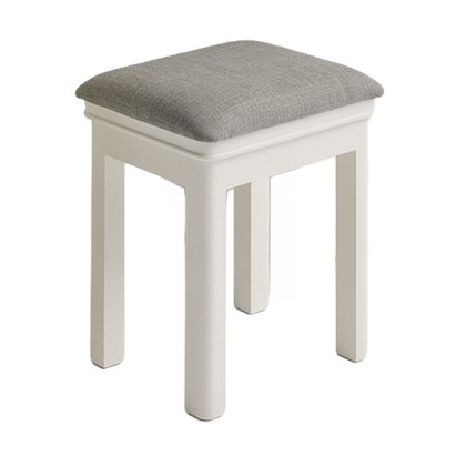 Harry Dressing Stool With Fabric Seat Pad Cashmere Harry Dressing Stool With Fabric Seat Pad Cashmere