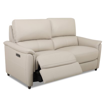 Ladina Electric Reclining 2 Seater Sofa With Adjustable Lumbar & Headrest Fabric