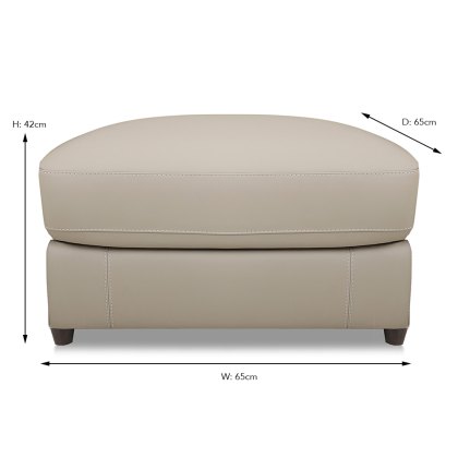 Ladina Storage Footstool Fabric