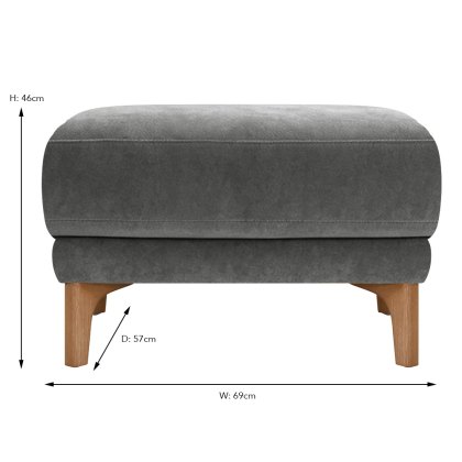 Kristina Footstool Fabric Category 30