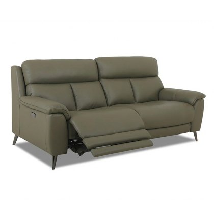 Caracu Electric Reclining 3 Seater Sofa With USB Port Leather Category 30 NP