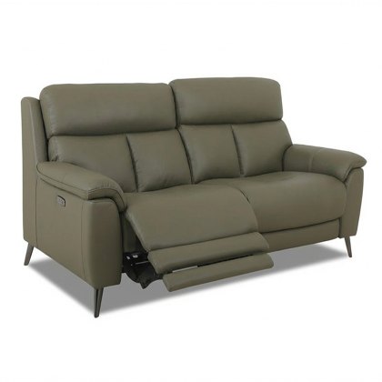 Caracu Electric Reclining 2 Seater Sofa With USB Port Leather Category 30 NP