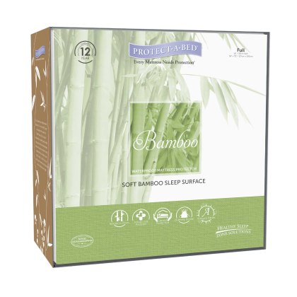 Protect A Bed Bamboo Terry Small Double Mattress Protector Waterproof