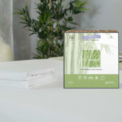 Protect A Bed Bamboo Terry Small Double Mattress Protector Waterproof