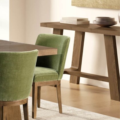 Manly Console Table Cashew