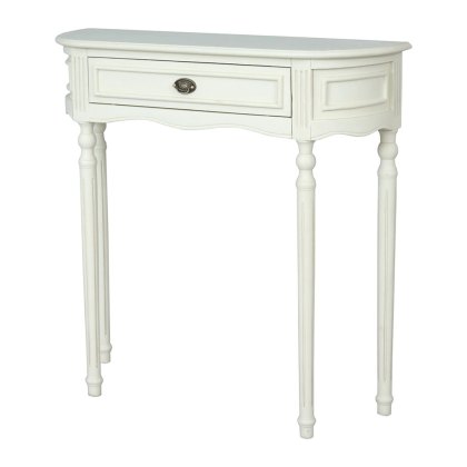Lyon 1 Drawer Console Table Lime White