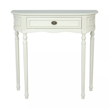 Lyon 1 Drawer Console Table Lime White