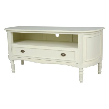 Lyon 1 Drawer TV/Entertainment Unit Lime White