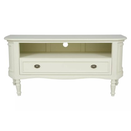 Lyon 1 Drawer TV/Entertainment Unit Lime White