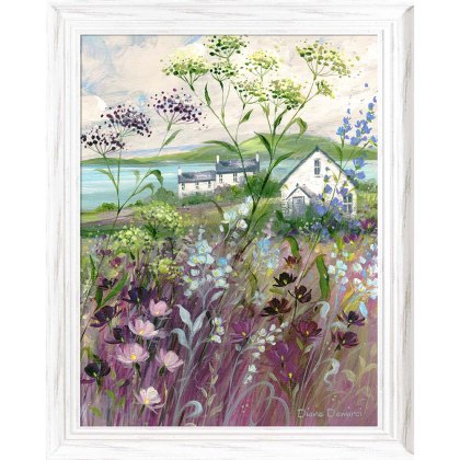 Happy Daze B 40cm x 80cm Picture By Diane Demirci White Frame Happy Daze B 40cm x 80cm Picture By Diane Demirci White Frame