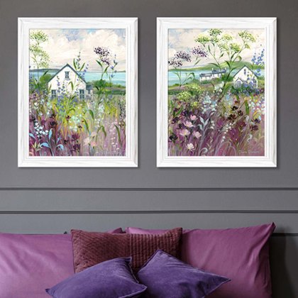 Happy Daze B 40cm x 80cm Picture By Diane Demirci White Frame Happy Daze B 40cm x 80cm Picture By Diane Demirci White Frame