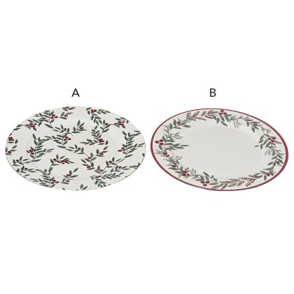 Decorative Plate 33cm (Choice Of 2) Decorative Plate 33cm (Choice Of 2)