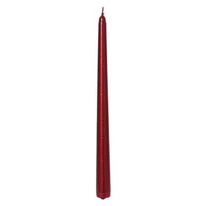 Wax Dinner Candle Red 25cm (Set Of 12) Wax Dinner Candle Red 25cm (Set Of 12)