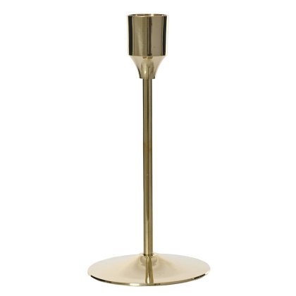Brass Candleholder Gold 20.5cm Brass Candleholder Gold 20.5cm