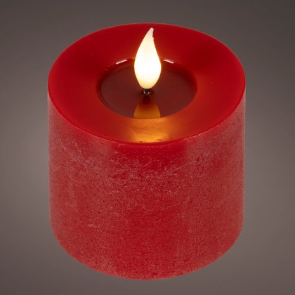 Realistic LED Candle Red 9.5cm Realistic LED Candle Red 9.5cm