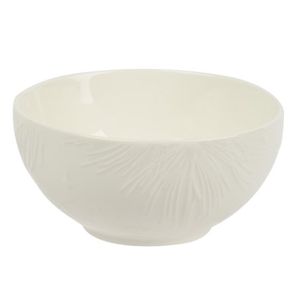 Cereal Bowl With Pinecone Leaf Cereal Bowl With Pinecone Leaf