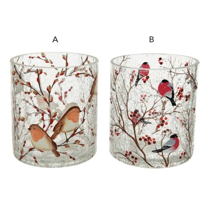 Robin Tealight Holder10cm (Choice Of 2)