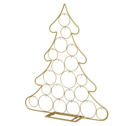 Iron Tree For Baubles Gold 96cm Iron Tree For Baubles Gold 96cm