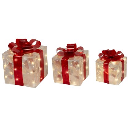Micro LED Giftbox Warm White (Set Of 3) Micro LED Giftbox Warm White (Set Of 3)