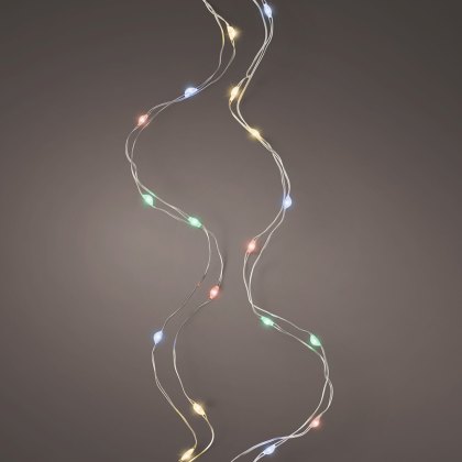 Micro LED String Lights Multicoloured 95cm Micro LED String Lights Multicoloured 95cm