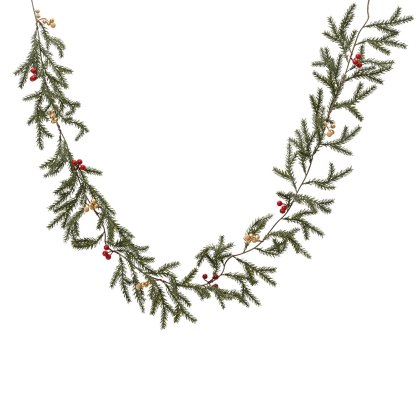 Garland With Pinecones & Berries 6ft/180cm Garland With Pinecones & Berries 6ft/180cm