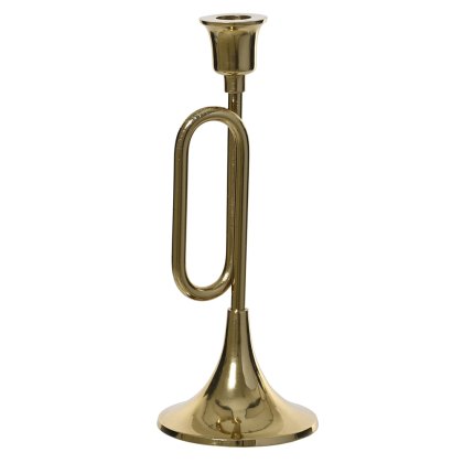 Aluminium Candleholder Gold 27cm Aluminium Candleholder Gold 27cm