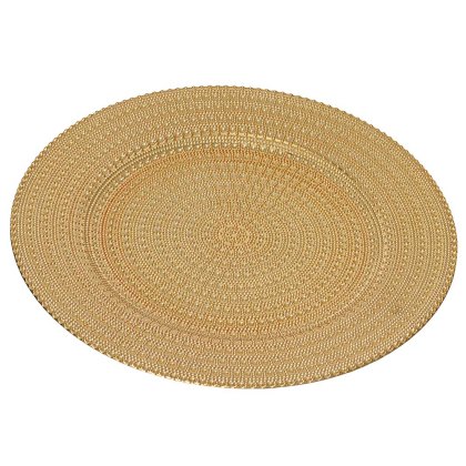Decorative Plate Gold 33cm Decorative Plate Gold 33cm